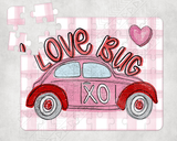 Love Bug Puzzle Pink / Sm Piece Rectangle