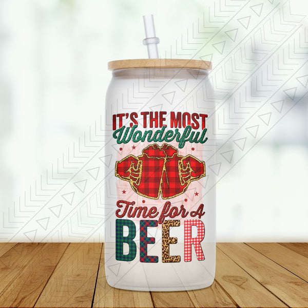 Wonderful Time For A Beer Glass Can