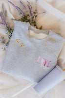 PREORDER: Love More Embroidered Sweatshirt